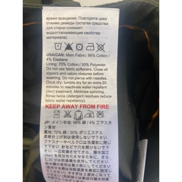 Mammut Olive Green Women’s Jogger Pants EUC Sz 8 Woven Cotton Outdoor Pockets - Picture 6 of 14